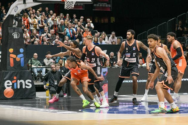 easyCredit Basketball Bundesliga, Matchday 23, Niners Chemnitz Ratiopharm Ulm 15 04 2026 from 20 Copyright: xEHLxMedia MichelxKöhlerx 202602003-Niners Chemnitz-Ratiopharm Ulm_016