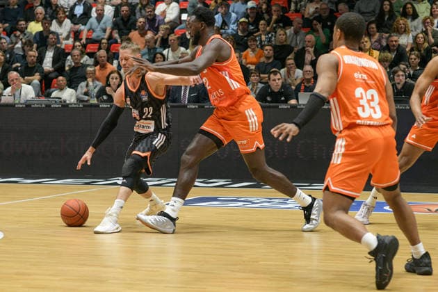 easyCredit Basketball Bundesliga, Matchday 23, Niners Chemnitz Ratiopharm Ulm 15 04 2026 from 20 Copyright: xEHLxMedia MichelxKöhlerx 202602003-Niners Chemnitz-Ratiopharm Ulm_017