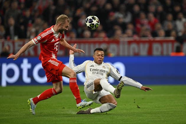 Bayern Munich v Real Madrid - UEFA Champions League Quarter-final MUNICH, GERMANY - APRIL 15: Kylian Mbappe (10) of Real Madrid in action during UEFA Champions League Quarter-final second leg match between Real Madrid and Bayern Munich at Allianz Arena in Munich, Germany on April 15, 2026. Halil Sagirkaya Anadolu Munich Germany. Editorial use only. Please get in touch for any other usage.  Copyright: x2026xAnadoluxHalilxSagirkayax