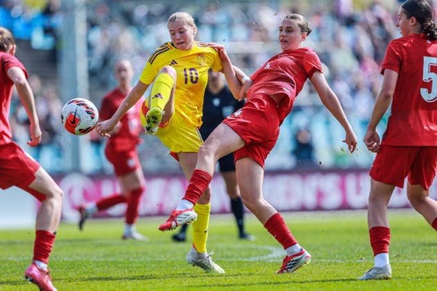 Football, Women, U19 European Championship Qualifier, Poland - Belgium