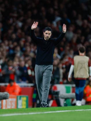Champions League 2025 26 Quarter Final 2nd Leg Arsenal v Sporting CP Emirates Stadium 15.04.2026 Arsenal manager Mikel Arteta Champions League 2025 26 Quarter Final 2nd Leg Arsenal v Sporting CP Emirates Stadium 15.04.2026 Photograph By Marc Aspland The Times  Copyright: xMarcxAsplandx NINTCHDBPICT001073757111