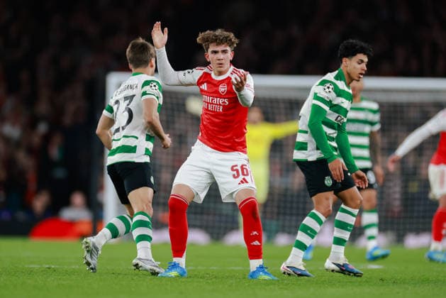 Champions League 2025 26 Quarter Final 2nd Leg Arsenal v Sporting CP Emirates Stadium 15.04.2026 Max Dowman of Arsenal Champions League 2025 26 Quarter Final 2nd Leg Arsenal v Sporting CP Emirates Stadium 15.04.2026 Photograph By Marc Aspland The Times  Copyright: xMarcxAsplandx NINTCHDBPICT001073766714