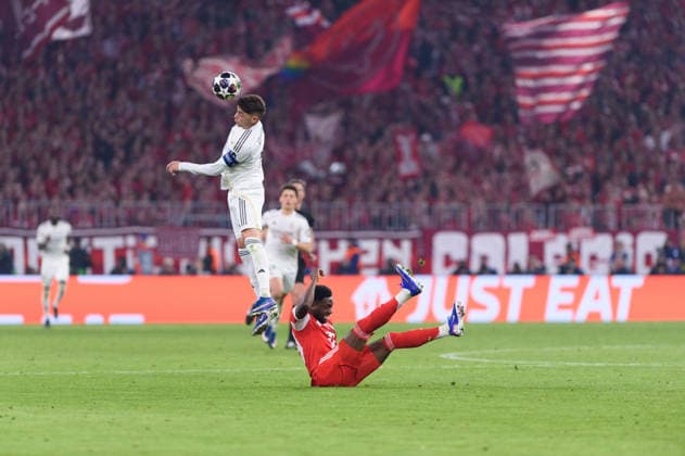 Bayern Munich v Real Madrid UEFA Champions League 2025 26 MUNICH, GERMANY APRIL 15 Federico Valverde 8 Real Madrid during a UEFA Champions League 2025 26 match between Bayern Munich and Real Madrid in Munich on April 15, 2026 Photo by Sven Beyrich Sports Press Photo Bayern Munich v Real Madrid UEFA Champions League 2025 26 Copyright: xSvenxBeyrich SportsxPressxPhoto x