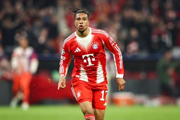 Bayern Munich v Real Madrid, UEFA Champions League Bayern Munich forward Michael Olise (17) scores a GOAL 4-3 and celebrates during the Bayern Munich v Real Madrid UEFA Quarter-Final 2nd-Leg Champions League match at Allianz Arena, Munich, Germany on 15 April 2026 Credit: Ian Stephen Every Second Media Editorial use only. All images are copyright Every Second Media Limited. No images may be reproduced without prior permission. Copyright: xIMAGO EveryxSecondxMediax ESM-1914-0073 IanxStephenx xEveryxSecondxMediax