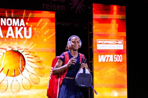 15 04 26 Porsche Tennis Grand Prix Stuttgart Germany, Stuttgart, 15 04 2026, Tennis, Porsche Tennis Grand Prix Stuttgart Noma Noha Akugue Germany
