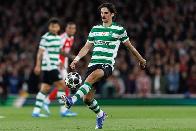 Francisco Trincao seen during UEFA Champions League quarterfinal game between teams of Arsenal FC and Sporting CP at Emirates Stadium (Maciej Rogowski Ball Raw Images) London Emirates Stadium United Kingdom Copyright: xMaciejxRogowskix MaciejRogowskiArsenalSporting2526170