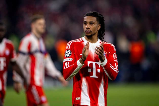Michael Olise seen during UEFA Champions League quarterfinal game between teams of FC Bayern Munich and Real Madrid CF at Allianz Arena Germany (Grzegorz Wajda Ball Raw Images) Munich Allianz Arena Germany Copyright: xGrzegorzxWajdax grzegorzwajda_uclquarterfinalbayernreal2526__521