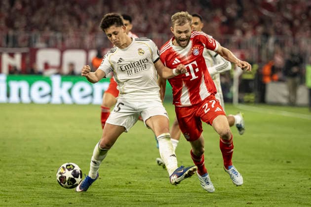 FOOTBALL : Bayer de Munich - Real Madrid - UEFA Champions League - Allianz Arena - 15 04 2026 arda güler 15  Copyright: xelyxandroxcegarrax