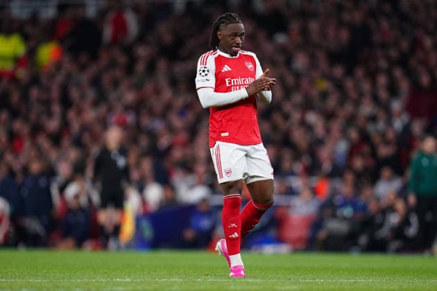 UEFA Champions League Quarter Finals Arsenal v Sporting CP Eberechi Eze of Arsenal during the UEFA Champions League Quarter Finals match Arsenal vs Sporting CP at Arsenal stadium, London, United Kingdom on 15 April 2026 (Photo by Harvey Murphy News Images) Copyright: xHarveyxMurphy NewsxImagesx