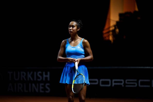 Leylah Fernandez Canada , Quarterfinals Doubles, GER, Porsche Tennis Grand Prix Stuttgart, WTA 500, 15 04 2026 GER, Porsche Tennis Grand Prix Stuttgart, WTA 500, 15 04 2026 Stuttgart Copyright: xEibner-Pressefoto Memmlerx EP_MMR