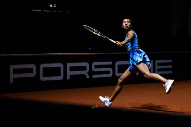 Leylah Fernandez Canada , Quarterfinals Doubles, GER, Porsche Tennis Grand Prix Stuttgart, WTA 500, 15 04 2026 GER, Porsche Tennis Grand Prix Stuttgart, WTA 500, 15 04 2026 Stuttgart Copyright: xEibner-Pressefoto Memmlerx EP_MMR