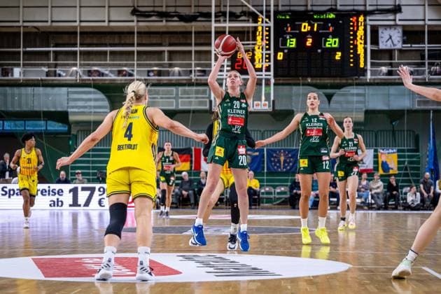 Basketball Berlin 15 04 2026 DBBL 1 Bundesliga Season 2025 2026 Playoffs Semifinal Game 3 Alba Berlin Rutronik Stars Keltern Makenna Marisa Keltern, No 20