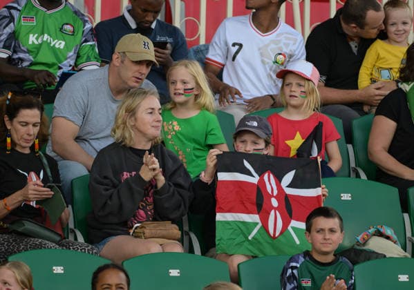 (260416) -- NAIROBI, April 16, 2026 -- Supporters cheer for Kenya in the stands during the FIFA Women s Series 2026 final football match between Australia and Kenya at Nyayo National Stadium in Nairobi, Kenya, on April 15, 2026. ) (SP)KENYA-NAIROBI-FOOTBALL-FIFA SERIES-AUSTRALIA VS KENYA YangxGuang 