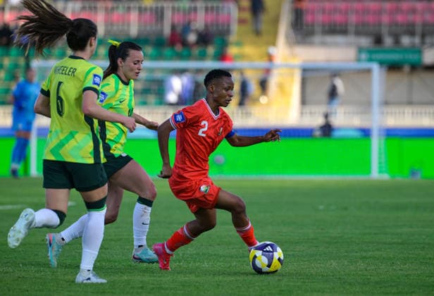 Football, Women, International match, Kenya - Australia