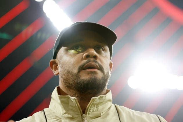 15 04 2026, xjrdrx, Football UEFA Champions League, FC Bayern Muenchen Real Madrid v l Trainer head coach Vincent Kompany FC Bayern Muenchen DFL DFB REGULATIONS PROHIBIT ANY USE OF PHOTOGRAPHS as IMAGE SEQUENCES and or QUASI VIDEO Muenchen