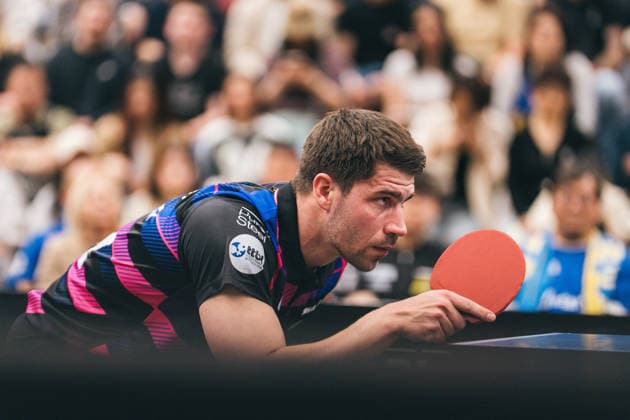 16.04.2026, Tischtennis, Herren, TTBL, Bundesliga, Saison 2025 2026, 1. FC Saarbrücken, SV Werder Bremen Patrick Franziska (Saarbrücken) Saarbrücken Saarland Deutschland *** 16 04 2026, Table tennis, Men, TTBL, Bundesliga, Season 2025 2026, 1 FC Saarbrücken, SV Werder Bremen Patrick Franziska Saarbrücken Saarbrücken Saarland Germany P1025219-2