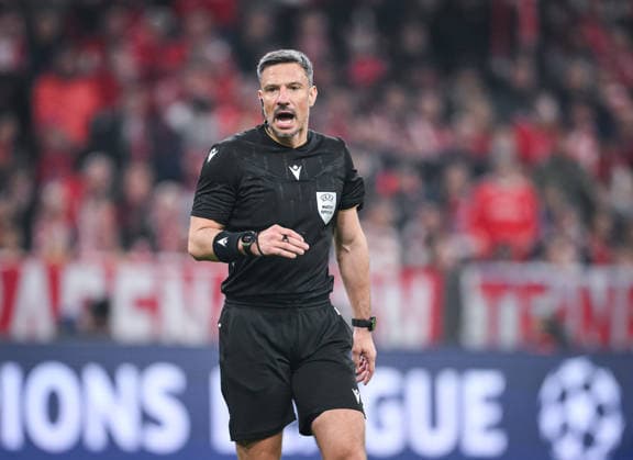 FOOTBALL CHAMPIONS LEAGUE SEASON 2025 2026 Quarter-final second leg 15 04 2026 FC Bayern Munich Real Madrid Referee Slavko Vincic Slovenia