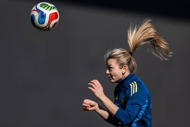 260416 Beata Olsson of the Swedish women s national football team during a training session on April 16, 2026 in Gothenburg. Photo: Mathias Bergeld BILDBYRAN kod MB MB1364 fotboll football soccer fotball vm-kval kval fifa womens world cup qualifier qualifier träning practice training sverige sweden dam bbeng women kvinner *** 260416 Beata Olsson of the Swedish women s national football team during a training session on April 16, 2026 in Gothenburg Photo Mathias Bergeld BILDBYRAN code MB MB1364 fotboll football soccer fotball vm kval kval fifa womens world cup qualifier qualifier träning practice training sverige sweden dam bbeng women kvinner  Copyright: MATHIASxBERGELD BB260416MB024