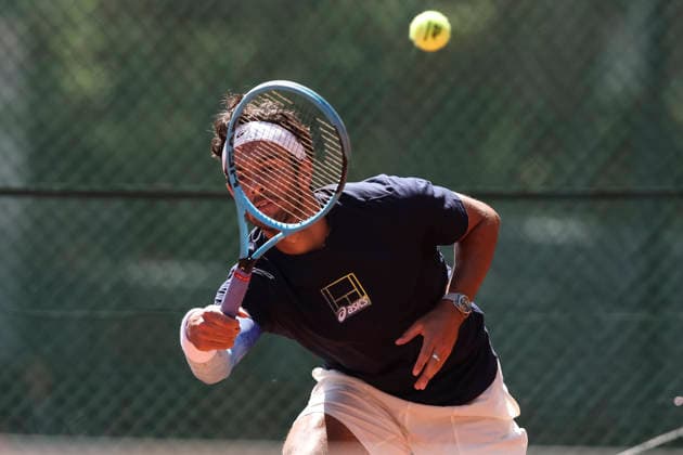 April 16, 2026, Barcelona, Barcelona, Spain: Lorenzo Musetti of Italy during training on Day 6 of the Barcelona Open Banc Sabadell - Conde Godo 2026 Day 6 at Real Club de Tenis Barcelona on April 16, 2026 in Barcelona, Spain. Barcelona Spain - ZUMAa181 20260416_zaa_a181_006 Copyright: xJavierxBorregox
