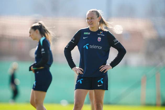 The women s national team is preparing for the World Cup qualifier against Slovenia Lillestrom 20260416 Frida L Maanum during the training of the women s national football team at Vigernesjordet in Lillestrom before the World Cup qualification against Slovenia Photo Amanda Pedersen Giske NTB Lillestrom Norway EDITORIAL USE ONLY RESTRICTED USE FOR BETTING COMPANIES  Copyright: xAmandaxPedersenxGiskexx xNTBx