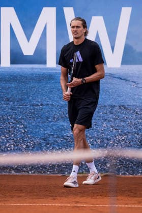 MUNICH, GERMANY - APRIL 16: Alexander Zverev (GER) training during the BMW Open by Bitpanda at MTTC Iphitos on April 16, 2026 in Munich, Germany. Bavaria Germany Copyright: xSteffiexWunderlx