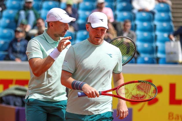 Monachium 16.04.2026. Tenis BMW OPEN MUNICH Tennis BMW OPEN MUNICH Nz Jan Zielinski, Luke Johnson Fot. Kacper Staniec NEWSPIX.PL --- newspix.pl 