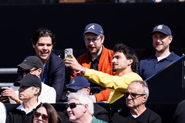 MUNICH, GERMANY - APRIL 16: Mats Hummels (former football player, Borussia Dortmund) during the BMW Open by Bitpanda Singles match between Alexander Zverev (GER) vs Gabriel Diallo (CAN) at MTTC Iphitos on April 16, 2026 in Munich, Germany. Bavaria Germany Copyright: xSteffiexWunderlx