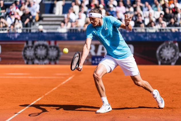 MUNICH, GERMANY - APRIL 16: Alexander Zverev (GER) during the BMW Open by Bitpanda Singles match between Alexander Zverev (GER) vs Gabriel Diallo (CAN) at MTTC Iphitos on April 16, 2026 in Munich, Germany. Bavaria Germany Copyright: xSteffiexWunderlx