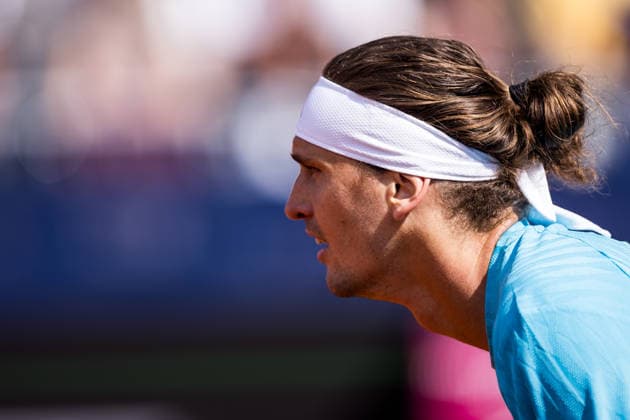 MUNICH, GERMANY - APRIL 16: Alexander Zverev (GER) during the BMW Open by Bitpanda Singles match between Alexander Zverev (GER) vs Gabriel Diallo (CAN) at MTTC Iphitos on April 16, 2026 in Munich, Germany. Bavaria Germany Copyright: xSteffiexWunderlx