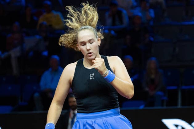 Mirra Andreeva RUS in picture, cheering, joy, emotion, gesture, GER, Alycia Parks vs Mirra Andreeva, Tennis, ATP Tournament, WTA 500, Porsche Tennis Grand Prix, 15 04 2026, GER, Alycia Parks vs Mirra Andreeva, Tennis, ATP Tournament, WTA 500, Porsche Tennis Grand Prix, 15 04 2026, Stuttgart Copyright: xEibner-Pressefoto EdwardxCheungx EP_ECG