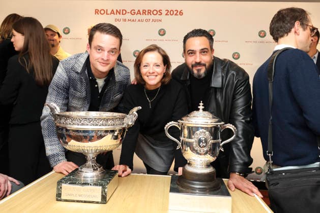 Etienne Leroy, Claire Heitzler, Jeffrey Cagnes lors de la conférence de presse du tournoi de tennis du Grand Chelem de Roland-Garros 2026, au stade Roland-Garros à Paris, France, le 16 avril 2026. Jack Tribeca Bestimage press conference, PK, Pressekonferenz of the tennis Grand Slam of Roland Garros 2026, at Roland Garros Stadium, in Paris, France, on April 16, 2026. Paris France Copyright: xJackxTribecax xBestimagexJackxTribecax xBestimagex