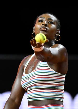 Alycia Parks USA Action Serve Tennis Womens Porsche Cup Porsche Tennis Grand Prix GP Stuttgart 2026 Porsche Arena 11 19 04 2026 DFL REGULATIONS PROHIBIT ANY USE OF PHOTOGRAPHS AS IMAGE SEQUENCES AND OR QUASI VIDEO Tennis Womens Porsche Cup Porsche Tennis Grand Prix GP Stuttgart 2026