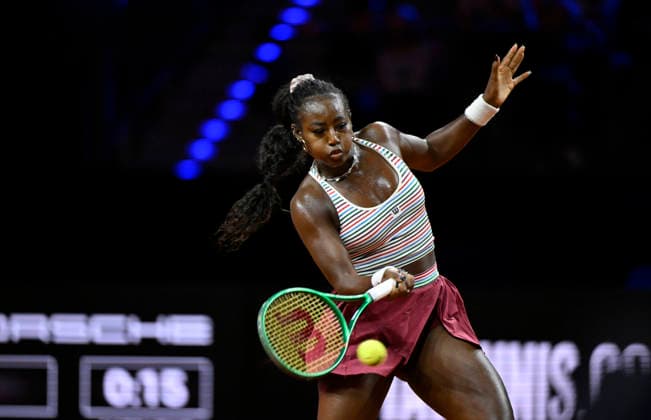 Alycia Parks USA Action Tennis Womens Porsche Cup Porsche Tennis Grand Prix GP Stuttgart 2026 Porsche Arena 11 19 04 2026 DFL REGULATIONS PROHIBIT ANY USE OF PHOTOGRAPHS AS IMAGE SEQUENCES AND OR QUASI VIDEO Tennis Womens Porsche Cup Porsche Tennis Grand Prix GP Stuttgart 2026