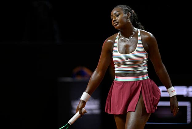 Alycia Parks USA disappointed Tennis Womens Porsche Cup Porsche Tennis Grand Prix GP Stuttgart 2026 Porsche Arena 11 19 04 2026 DFL REGULATIONS PROHIBIT ANY USE OF PHOTOGRAPHS AS IMAGE SEQUENCES AND OR QUASI VIDEO Tennis Womens Porsche Cup Porsche Tennis Grand Prix GP Stuttgart 2026