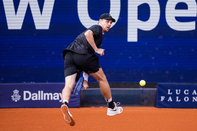 MUNICH, GERMANY - APRIL 16: Denis Shapovalov (CAN) during the BMW Open by Bitpanda Singles match between Denis Shapovalov (CAN) vs Fabian Marozsan (HUN) at MTTC Iphitos on April 16, 2026 in Munich, Germany. Bavaria Germany Copyright: xSteffiexWunderlx
