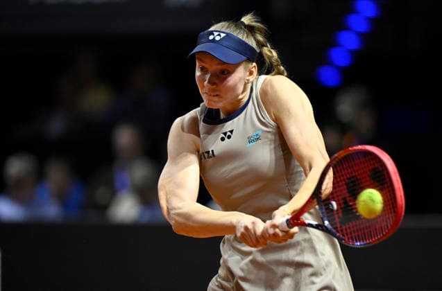 Elena Jelena Rybakina KAZ Action Tennis Ladies Porsche Cup Porsche Tennis Grand Prix GP Stuttgart 2026 Porsche Arena 11 19 04 2026 DFL REGULATIONS PROHIBIT ANY USE OF PHOTOGRAPHS AS IMAGE SEQUENCES AND OR QUASI VIDEO Tennis Ladies Porsche Cup Porsche Tennis Grand Prix GP Stuttgart 2026