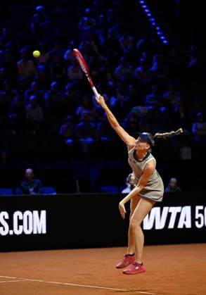 Elena Jelena Rybakina KAZ Action Serve Tennis Ladies Porsche Cup Porsche Tennis Grand Prix GP Stuttgart 2026 Porsche Arena 11 19 04 2026 DFL REGULATIONS PROHIBIT ANY USE OF PHOTOGRAPHS AS IMAGE SEQUENCES AND OR QUASI VIDEO Tennis Ladies Porsche Cup Porsche Tennis Grand Prix GP Stuttgart 2026