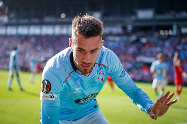 Spain Football UEFA Europa League 2025 2026, quarter-final second leg Celta Vigo vs SC Freiburg Balaidos Vigo Oscar Mingueza Celta Vigo, 3 Copyright: xJOERANxSTEINSIEKx