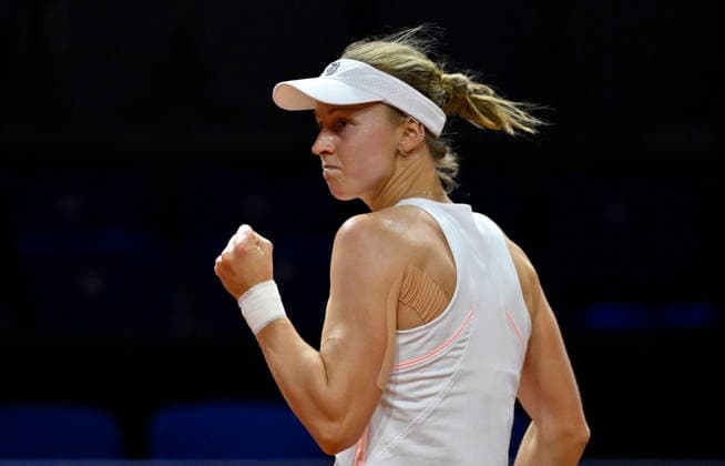 Liudmila Samsonova RUS AJubel Freude Emotion Tennis Damen Porsche Cup Porsche Tennis Grand Prix GP Stuttgart 2026 Porsche Arena 11 19 04 2026 DFL REGULATIONS PROHIBIT ANY USE OF PHOTOGRAPHS AS IMAGE SEQUENCES AND OR QUASI VIDEO Tennis Damen Porsche Cup Porsche Tennis Grand Prix GP Stuttgart 2026