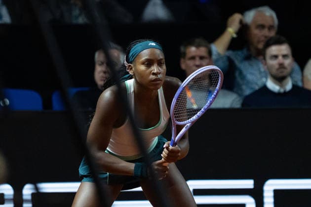 Coco Gauff USA in the picture, GER, Liudmila Samsonova vs Coco Gauff, Tennis, ATP Tournament, WTA 500, Porsche Tennis Grand Prix, 15 04 2026, GER, Liudmila Samsonova vs Coco Gauff, Tennis, ATP Tournament, WTA 500, Porsche Tennis Grand Prix, 15 04 2026, Stuttgart Copyright: xEibner-Pressefoto EdwardxCheungx EP_ECG