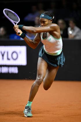 Coco Gauff USA Action Tennis Womens Porsche Cup Porsche Tennis Grand Prix GP Stuttgart 2026 Porsche Arena 11 19 04 2026 DFL REGULATIONS PROHIBIT ANY USE OF PHOTOGRAPHS AS IMAGE SEQUENCES AND OR QUASI VIDEO Tennis Womens Porsche Cup Porsche Tennis Grand Prix GP Stuttgart 2026
