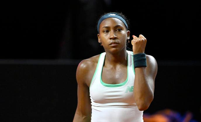 Coco Gauff USA Jubel Freude Emotion Tennis Damen Porsche Cup Porsche Tennis Grand Prix GP Stuttgart 2026 Porsche Arena 11 19 04 2026 DFL REGULATIONS PROHIBIT ANY USE OF PHOTOGRAPHS AS IMAGE SEQUENCES AND OR QUASI VIDEO Tennis Damen Porsche Cup Porsche Tennis Grand Prix GP Stuttgart 2026