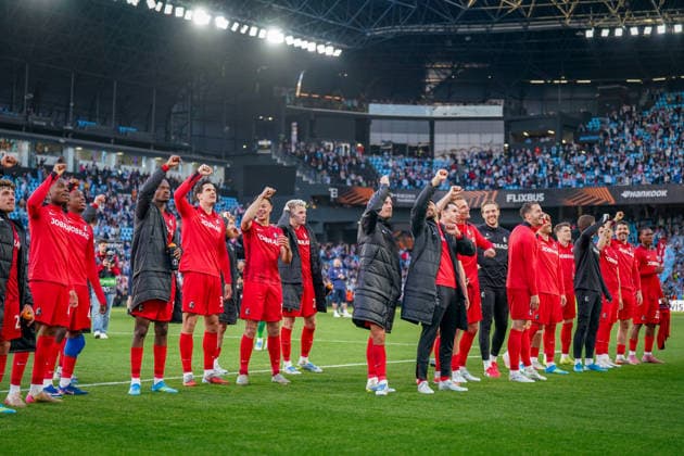 Spain Football UEFA Europa League 2025 2026, quarter-final second leg Celta Vigo vs SC Freiburg Balaidos Vigo Joy, emotions, jubilation Copyright: xJOERANxSTEINSIEKx