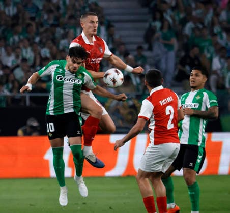 SEVILLE 16 04 2026 LA CARTUJA STADIUM UEFA EUROPA LEAGUE QUARTER-FINAL RETURN MATCH REAL BETIS SPORTING BRAGA archsev PHOTO MANUEL GOMEZ ABDE Y GOMEZ Copyright: xMANUxGOMEZx