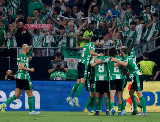 SEVILLE 16 04 2026 LA CARTUJA STADIUM UEFA EUROPA LEAGUE QUARTER-FINAL RETURN MATCH REAL BETIS SPORTING BRAGA archsev PHOTO MANUEL GOMEZ GOAL BY ANTONY Copyright: xMANUxGOMEZx