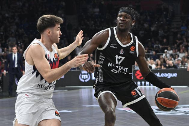 PARTIZAN vs BASKONIA ISAAC BONGA Ajzak Bonga basketball Partizan vs Kosner Baskonia Vitoria Gasteiz Euroleague Beogradska arena, Belgrade 16.04.2026 Foto: BASKETBALL, EUROLEAGUE, PARTIZAN, KOSNER BASKONIA VITORIA GASTEIZ Belgrade Belgrade arena Serbia Copyright: xMarkoxMetlas xMNxPressx