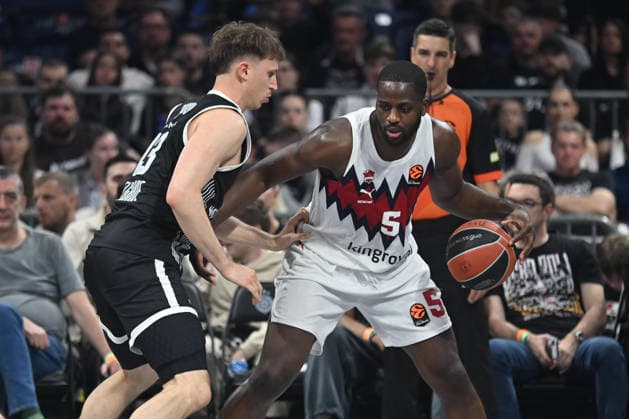 PARTIZAN vs BASKONIA EUGENE OMORUYI basketball Partizan vs Kosner Baskonia Vitoria Gasteiz Euroleague Beogradska arena, Belgrade 16.04.2026 Foto: BASKETBALL, EUROLEAGUE, PARTIZAN, KOSNER BASKONIA VITORIA GASTEIZ Belgrade Belgrade arena Serbia Copyright: xMarkoxMetlas xMNxPressx