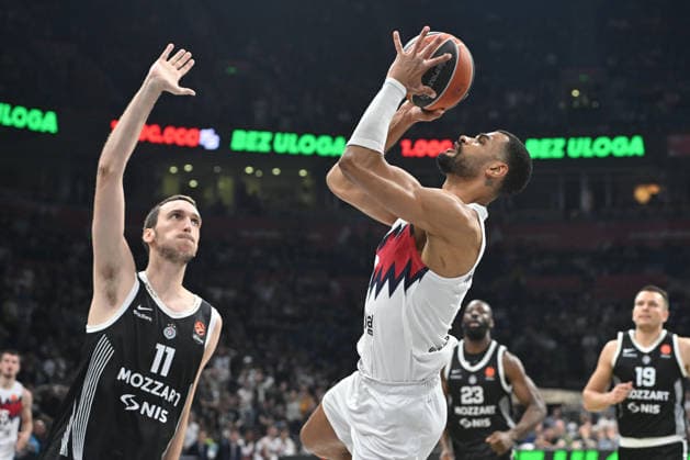PARTIZAN vs BASKONIA TIMOTHE LUWAWU CABARROT basketball Partizan vs Kosner Baskonia Vitoria Gasteiz Euroleague Beogradska arena, Belgrade 16.04.2026 Foto: BASKETBALL, EUROLEAGUE, PARTIZAN, KOSNER BASKONIA VITORIA GASTEIZ Belgrade Belgrade arena Serbia Copyright: xMarkoxMetlas xMNxPressx