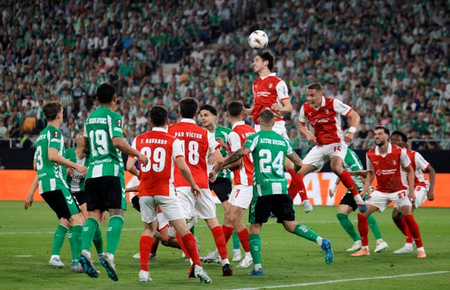 SEVILLE 16 04 2026 LA CARTUJA STADIUM UEFA EUROPA LEAGUE QUARTER-FINAL RETURN MATCH REAL BETIS SPORTING BRAGA archsev PHOTO MANUEL GOMEZ Copyright: xMANUxGOMEZx