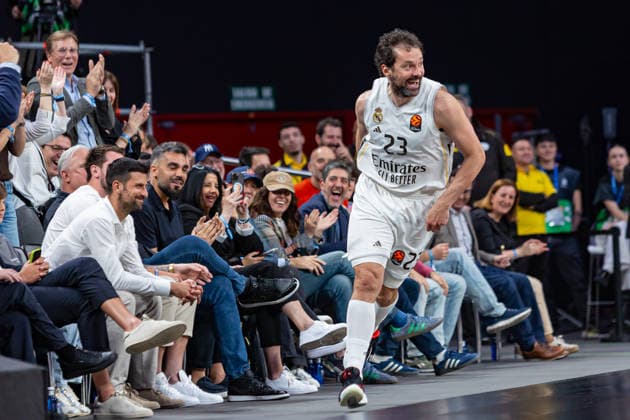ESP Real Madrid v Crvena Zvezda Meridianbet Belgrade Euroleague Sergio Llull of Real Madrid during the Euroleague match, between Real Madrid and Crvena Zvezda Meridianbet Belgrade played at Movistar Arena Stadium on April 16, 2026 in Madrid Spain Spain Madrid Spain Basketball Copyright: xAlbaxPachecox xAgenciaxLOFx